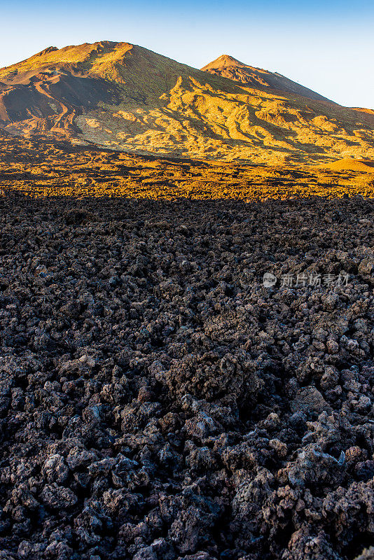 Pico Viejo和Teide火山